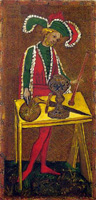 Tarot de Charles VI, c.1480, Le Bateleur