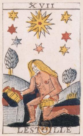 Tarot de Jean Noblet, XVII L'estoille