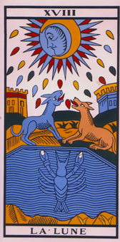 lune, tarot Conver, edition Flornoy 1999