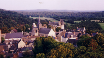 vue aérienne de Ste Suzanne